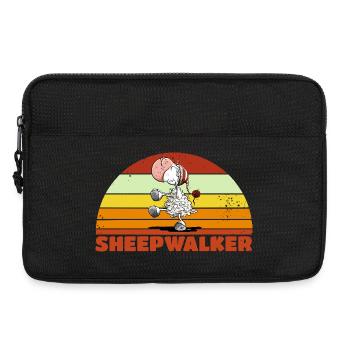 Sleepwalker Sleepwalker Sheep Jeu de mots - Sacoche pour ordinateur portable 13 pouces - noir - Devant