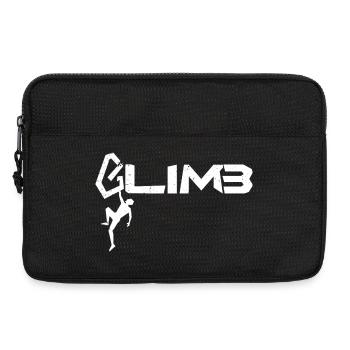 Climb Boldly Emblem - Laptop bag 13" - black - Front