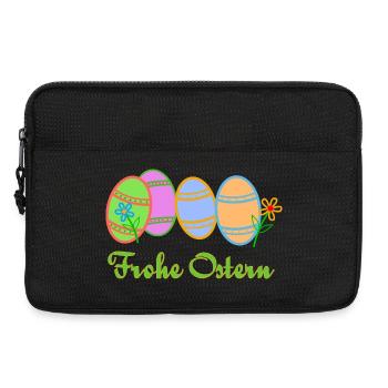 Ostereier zu Ostern - Laptoptasche 13" - Schwarz - Vorne