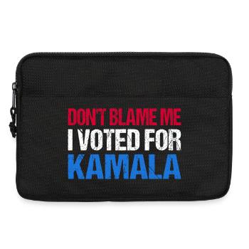 Don't Blame Me I Voted For Kamala I - Laptop bag 13" - black - Front