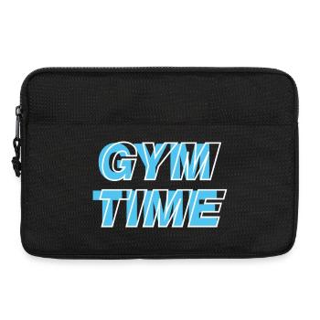 Zeit im Fitnessstudio - Laptoptasche 13" - Schwarz - Vorne