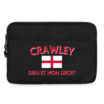 Crawley Crest with Dieu et Mon Droit - Laptop bag 13" - black - Front