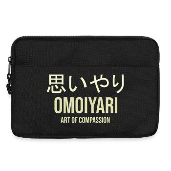 Japanisches Mitgefühl Kunst des Mitgefühls - Laptoptasche 13" - Schwarz - Vorne
