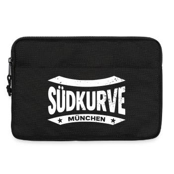 München Südkurve Hoodie – Stolz aus der Kurve - Laptoptasche 13" - Schwarz - Vorne