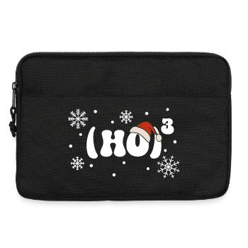 Ho Ho Ho - Weihnachtsmütze - Mathe - Weihnachten - Laptoptasche 13" - Schwarz - Vorne
