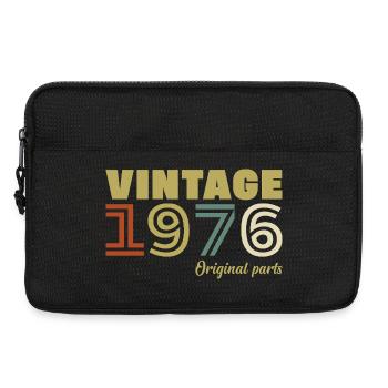1976 Vintage Retro Birthday Gift - Laptop bag 13" - black - Front