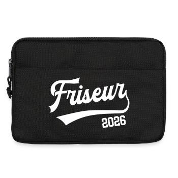 Friseur 2026 Ausbildung Prüfung Meister Azubi - Laptoptasche 13" - Schwarz - Vorne
