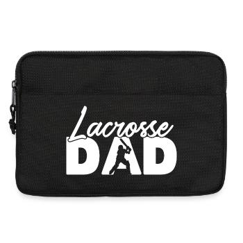 Entwicklung der Lacrosse-Spieler Funny Lax Sports - Laptoptasche 13" - Schwarz - Vorne
