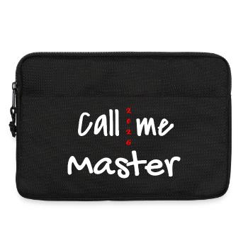 Master 2026 Abschluss Promotion Sponsion - Laptoptasche 13" - Schwarz - Vorne