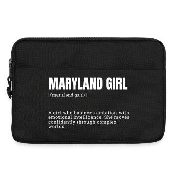 Maryland Girl Courage and Empathy - Laptop bag 13" - black - Front