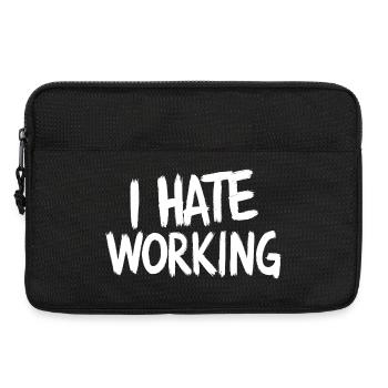Ich hasse es, lustig zu arbeiten, Kollege, witzig, - Laptoptasche 13" - Schwarz - Vorne