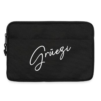 Grüezi - Hopp Schwiiz - Schweiz - Switzerland - Laptop bag 13" - black - Front