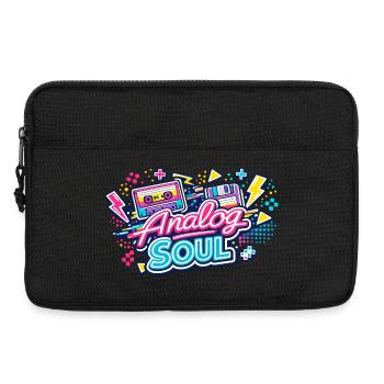 Analog Soul Neon Retro - Laptop bag 13" - black - Front