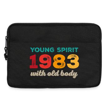 43rd birthday 1983 - Laptop bag 13" - black - Front