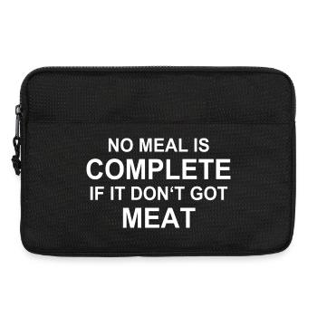 Fleisch Grillen BBQ Burger Steak Western Koch - Laptoptasche 13" - Schwarz - Vorne