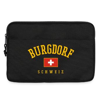 Burgdorf Schweiz Emblem - Laptoptasche 13" - Schwarz - Vorne
