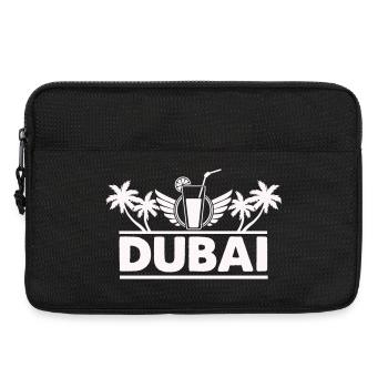 Dubai Palm Trees Drink Logo - Laptop bag 13" - black - Front