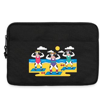 Kuh Yoga Strand - Laptoptasche 13" - Schwarz - Vorne