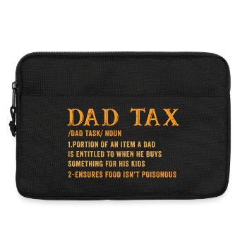 Dad Tax: Kid Purchase Reward - Laptop bag 13" - black - Front