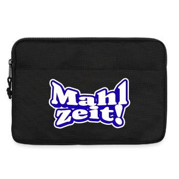 Endlich Mahlzeit! Guten Appetit - Laptoptasche 13" - Schwarz - Vorne