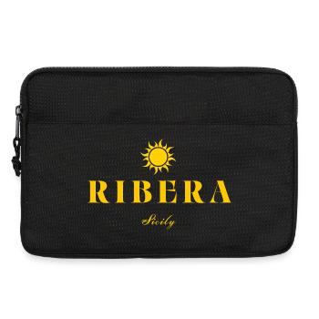 Ribera Sicily Sun Emblem - Laptop bag 13" - black - Front
