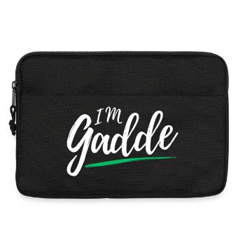 Im Gadde – Logo Hell - Laptop bag 13" - black - Front