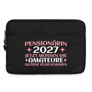 Pensionärin 2027 Abschied Beamtin Lustig - Laptoptasche 13" - Schwarz - Vorne