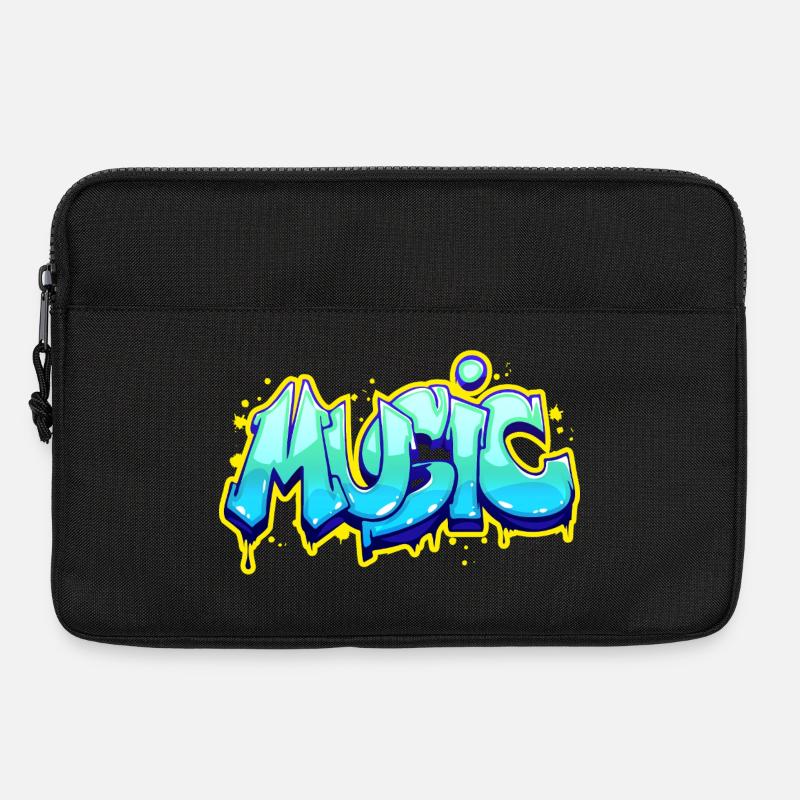 Music - Laptoptasche 13" - Schwarz
