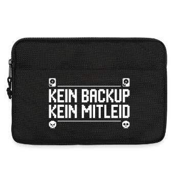 Kein Backup Kein Mitleid - Laptoptasche 13" - Schwarz - Vorne