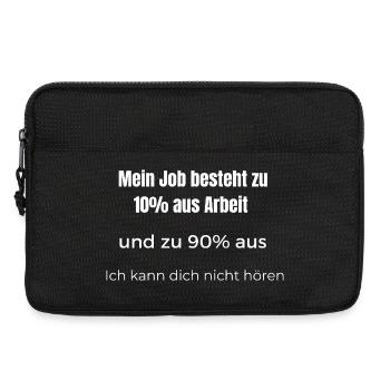 Lustiger Spruch Home-Office Technik Probleme - Laptoptasche 13" - Schwarz - Vorne