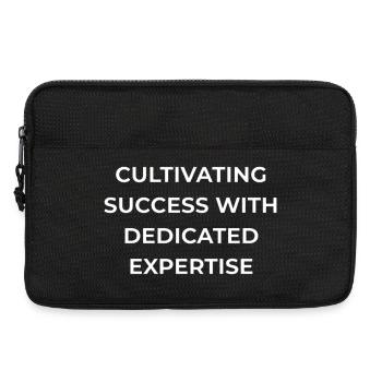 Expertise dédiée aux travailleurs manuels - Sacoche pour ordinateur portable 13 pouces - noir - Devant