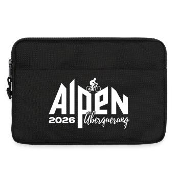 Alpen Überquerung 2026 - Fahrrad - Laptoptasche 13" - Schwarz - Vorne