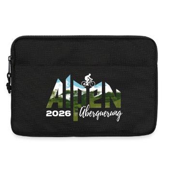 Alpen Überquerung 2026 - Fahrrad - Laptoptasche 13" - Schwarz - Vorne