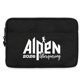 Alpen Überquerung 2026 - Wandern - Laptoptasche 13" - Schwarz - Vorne
