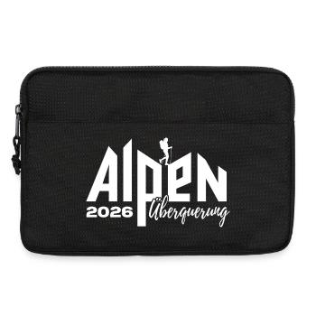 Alpen Überquerung 2026 - Wandern - Laptoptasche 13" - Schwarz - Vorne