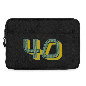 40. 40 ANS. 40e ANNIVERSAIRE. ANNIVERSAIRE 40 ANS. - Sacoche pour ordinateur portable 13 pouces - noir - Devant