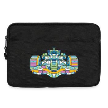 Racing car Colorful - Laptop bag 13" - black - Front