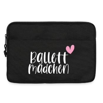 Ballett Mädchen tanzen Ballerina Geschenk - Laptoptasche 13" - Schwarz - Vorne