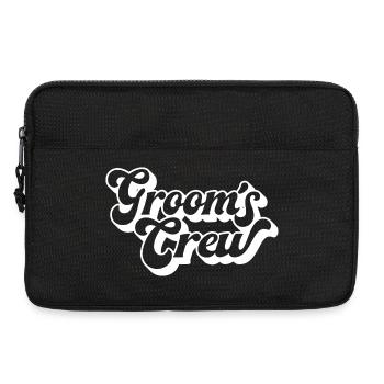 Groom’s Crew Bachelor Party Squad Matching Group - Sacoche pour ordinateur portable 13 pouces - noir - Devant
