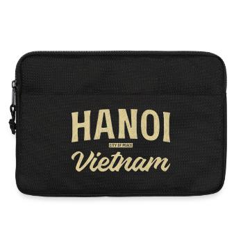 Hanoi Vietnam City of Peace Vintage - Laptoptasche 13" - Schwarz - Vorne