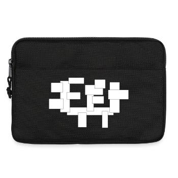 rectangles just squares in composition - Laptop bag 13" - black - Front