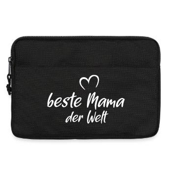 Best Mom in the World - Mother's Day Gift - Laptop bag 13" - black - Front