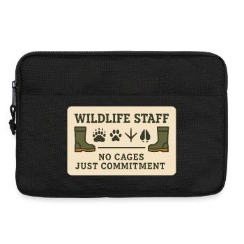 Zookeeper Animal Care Worker Zoo Angestellter - Laptoptasche 13" - Schwarz - Vorne