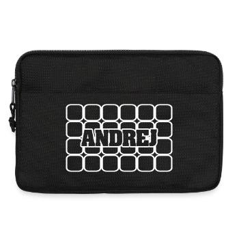 Gift for Andrej - Laptop bag 13" - black - Front