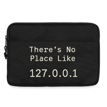Rien ne vaut localhost - Sacoche pour ordinateur portable 13 pouces - noir - Devant