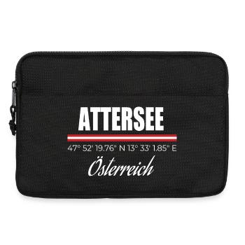 Lac Attersee - Sacoche pour ordinateur portable 13 pouces - noir - Devant