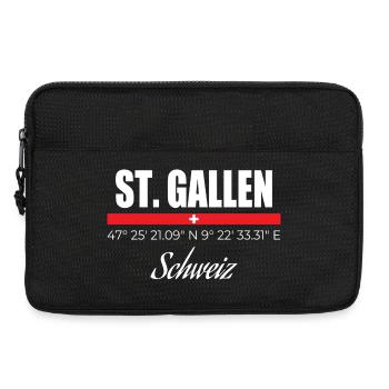 St. Gallen - Laptoptasche 13" - Schwarz - Vorne