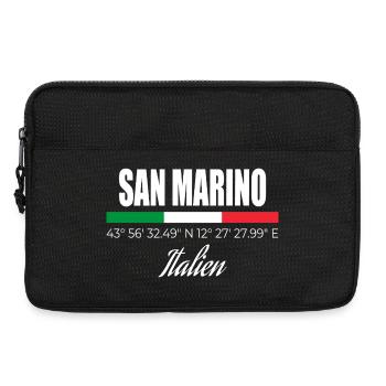 San Marino - Laptoptasche 13" - Schwarz - Vorne