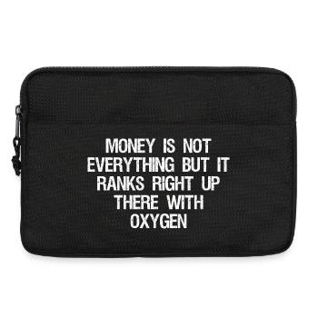 money is not everything but it ranks right up - Laptop bag 13" - black - Front