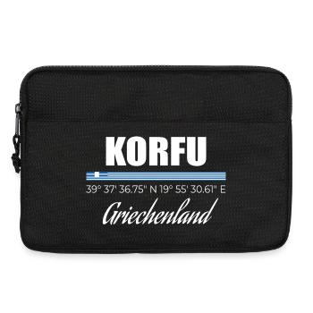 Korfu - Laptoptasche 13" - Schwarz - Vorne